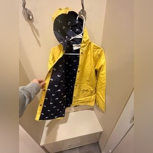 Child’s large/adult extra small yellow raincoat